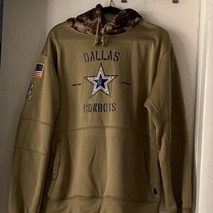 Dallas Cowboys Salute to Service Camo Hoodie by NFL Onfield Apparel